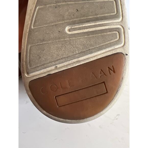 COLE HAAN ORIGNAL GRAND CHUKKA ANKLE BOOTS WOODBURY IVORY LACE UP SIZE 11M - Picture 10 of 11